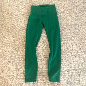 Lululemon leggings green size four gently worn